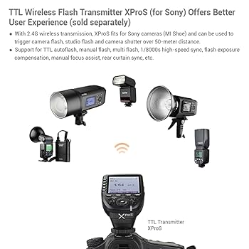 Amazon.com : Godox V350S TTL Flash for Sony 2.4G GN36 1
